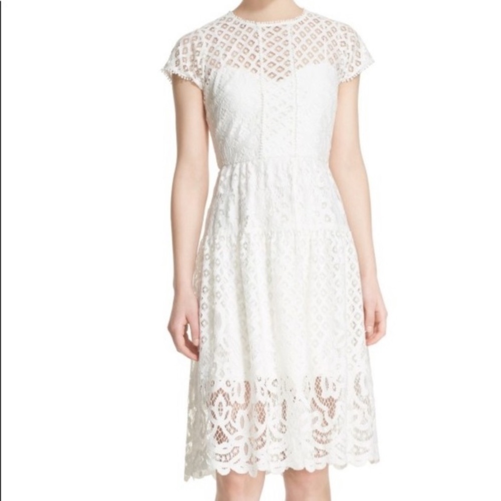White Parker lace dress - Picture 3 of 6